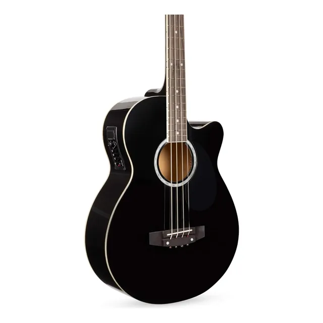Guitarra Bajo Eléctrico Acústico Tamaño Completo, De...
