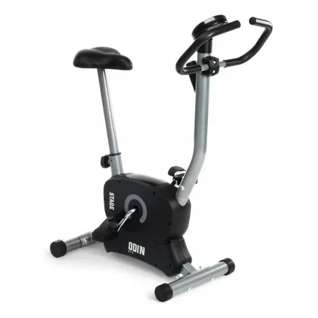 Bicicleta Ergométrica Vertical Mecânica Stage Odin Fit Preto Com Cinza