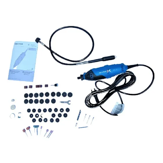 Micro Retífica Dexter Power 150w 110v + Kits 62 Acessórios