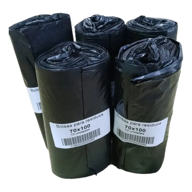 Bolsas Negras 70x100 Cms En Rollo (megapack 50 Unidades)