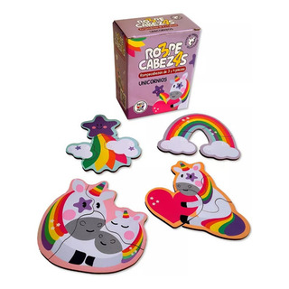Rompecabezas De 3 Y 4 Piezas Unicornios Barco De Papel Rompecabezas De 3 Y 4 Piezas Unicornios Barco De Papel