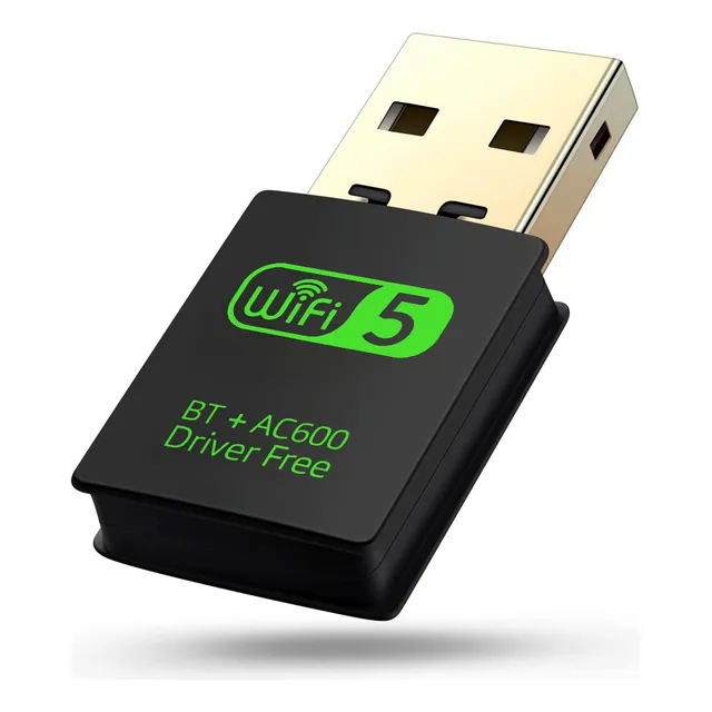 Adaptador Wifi Para Pc 600m 2.4g/5g Wifi Y Bluetooth 4.2