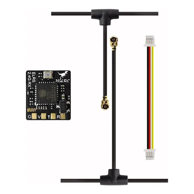 Receptor Hglrc Elrs 2.4 G Expresslrs 500 Hz Para Fpv Racing
