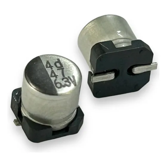 10x - Capacitor Eletrolítico 47uf 6,3v Smd 5x5,3mm 105°
