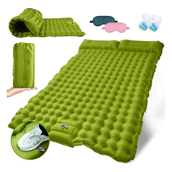 Colchão Inflável Casal De Acampamento Dobrável 196*125cm
