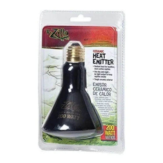 Zilla Bombillo De Calor De Cerámica 200 Watt, Reptiles