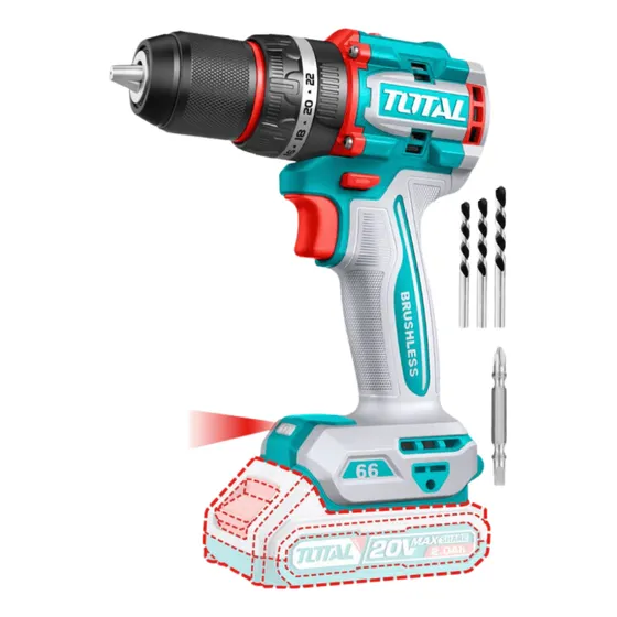 Taladro Percutor Inalámbrico 20v De Impacto 1/2  66nm