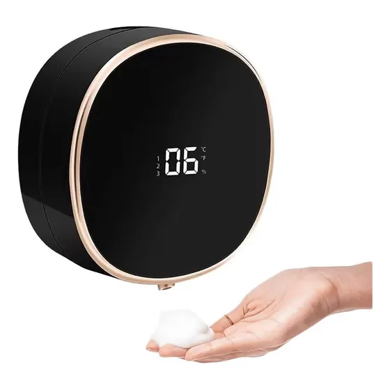 Saboneteira Dispenser De Espuma Automática Por Sensor Prátic Cor Preto