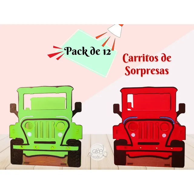 Carritos De Sorpresas Para Fiestas Infantiles(12)