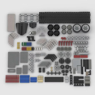 Kit Compatible Con Mindstorm Ev3 514 Set 45544 Sin Motores Kit Compatible Con Mindstorm Ev3 514 Set 45544 Sin Motores