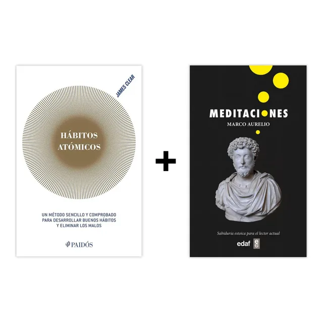 Pack Habitos Atomicos + Meditaciones De Marco Aurelio