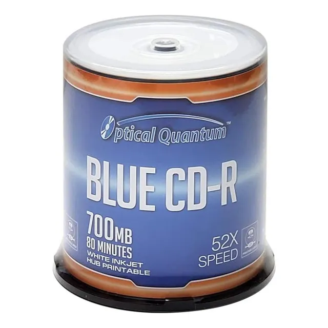 Óptico Azo Azo Azo Cd-r 700mb 52x White Ink Jet Discos De En