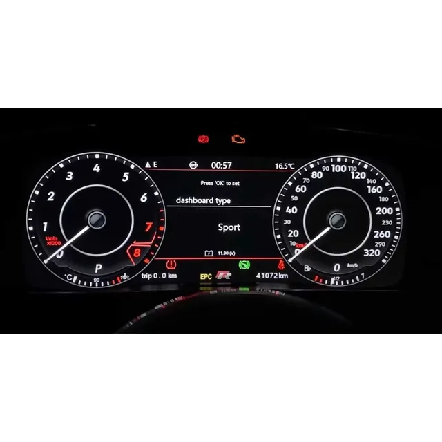Tablero Digital Vw Cockpit Passat B6 7 8 Golf 6 7 Gti Tiguan