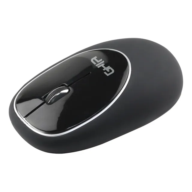 Mouse Ghia Gt100nn, Rf Inalámbrico, 1000dpi, Negro
