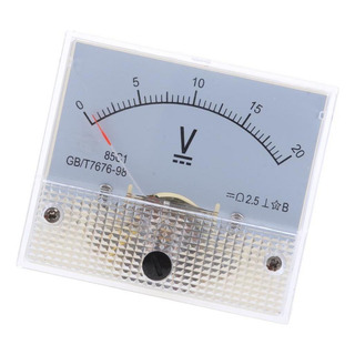 . Analog Panel Voltmeter Dc 0-20 V . Analog Panel Voltmeter Dc 0-20 V