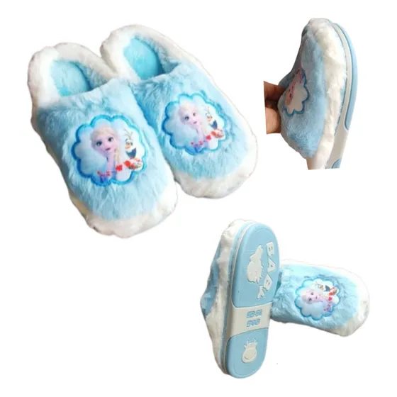 Pantuflas Frozen Spiderman Antiresbalante Para Niños