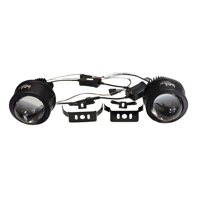 Neblineros Led Láser Funcion Alta Y Baja-triple Color