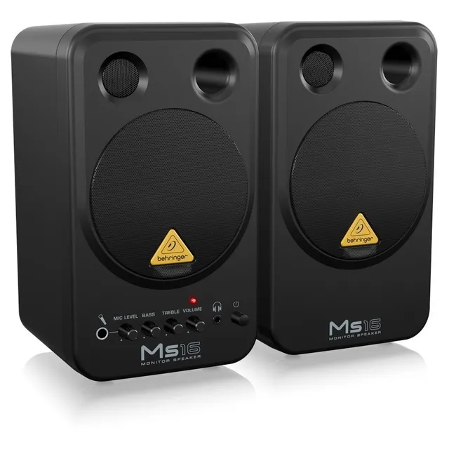 Monitores Behringer Ms16 2 Vias Home Studio Par