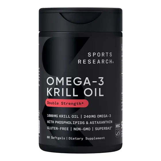 Omega-3 Krill Oil Astaxanthin Sports Research