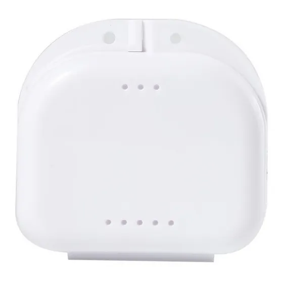 Caja Estuche Blanca Para Ortodoncia Mediana X48 Solo Blancas Color Blanco