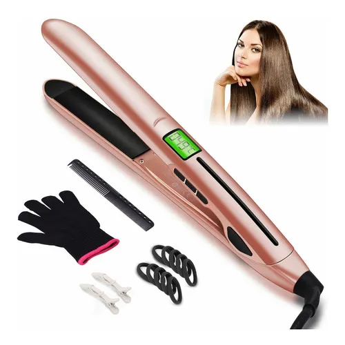 Plancha de cabello Monstyle Plancha oro 01 dorada 127V