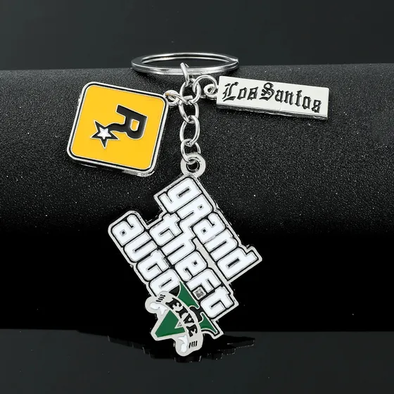 Llavero Gta V Grand Theft Auto Los Santos Rockstar Games