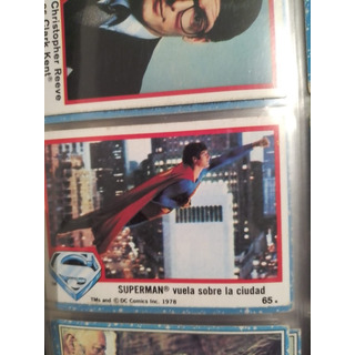 Tarjeta Superman Vuela Sobre La Ciudad Dc 1978 Tarjeta Superman Vuela Sobre La Ciudad Dc 1978