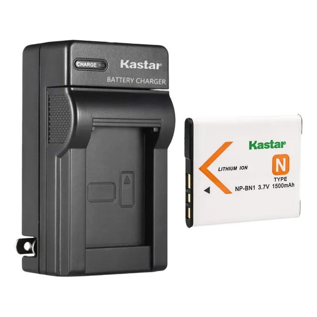 Kastar 1x Batería + Cargador Para Sony Np-bn1 Y Cyber-shot D