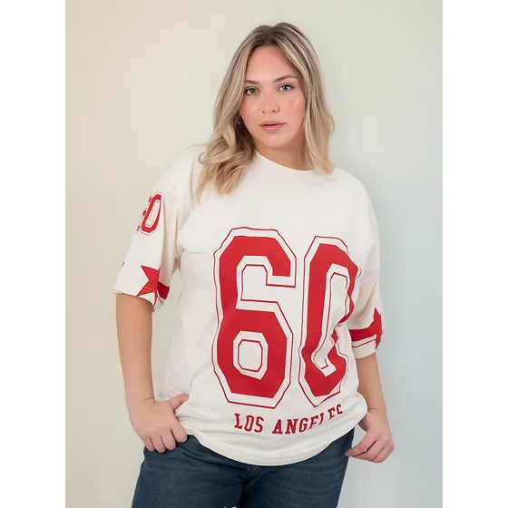 Remera Estampada Estrella Dama T- Especial