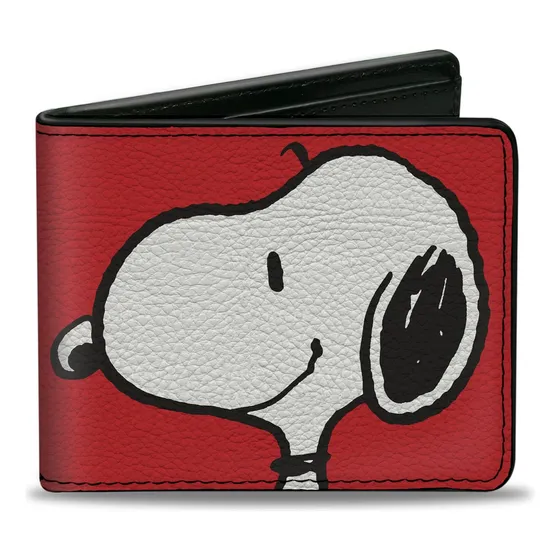 Cartera Snoopy Feliz Peanuts Color Rojo