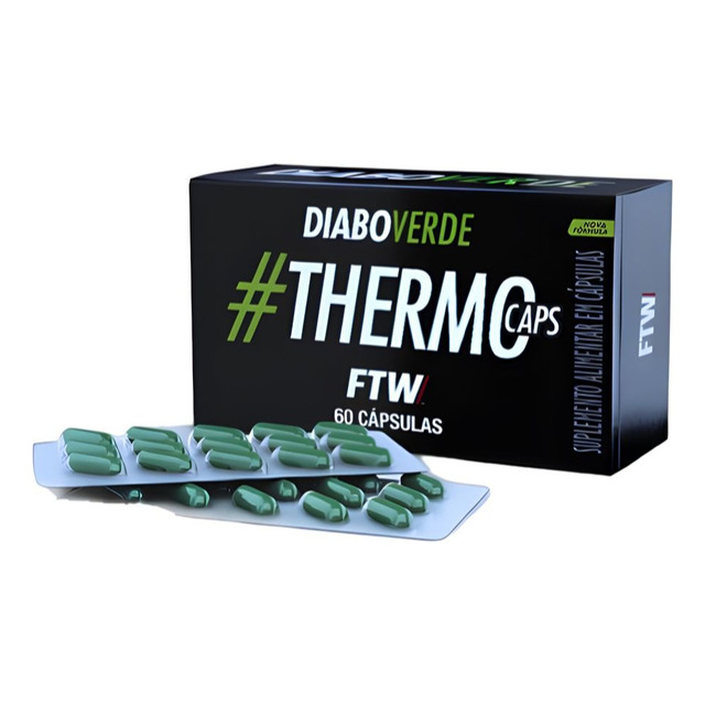 Pré Treino Termogênico Diabo Verde 60 Cápsulas Ftw Original Pré Treino Termogênico Diabo Verde 60 Cápsulas Ftw Original