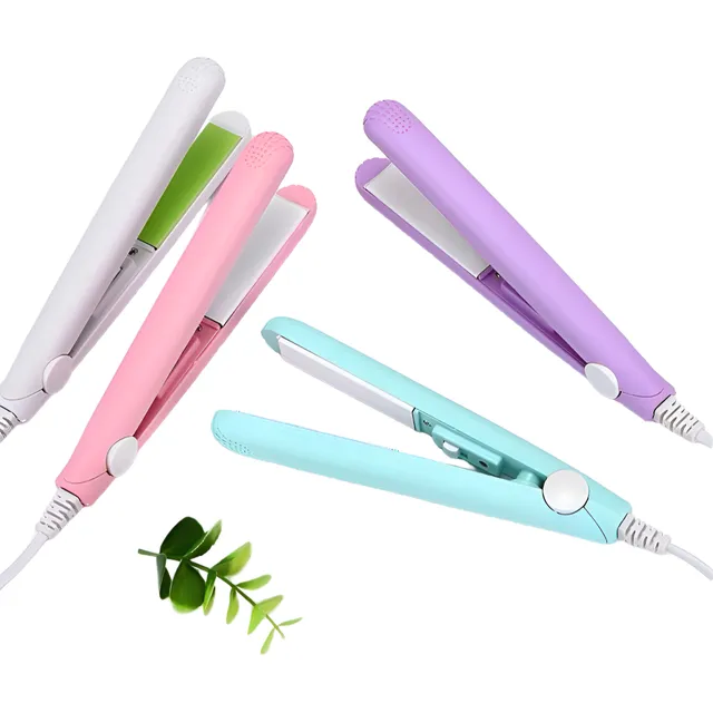 Mini Plancha Para Cabello Con Estuche