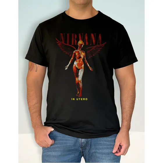 Remera Nirvana In Utero Calidad Premium