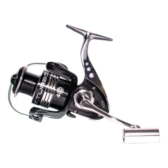 Reel Frontal Spinit Turbo Mf 304 Variada Spinning 2 Carretes Color Negro Lado de la manija Derecho/Izquierdo