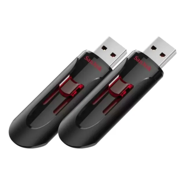 Pendrive 32 Gb Pen Sandisk Cruzer Glide Usb Pack X2 Unidades