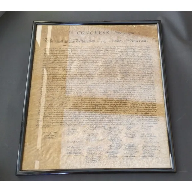 Declaración Independencia Estados Unidos | Réplica, 1776