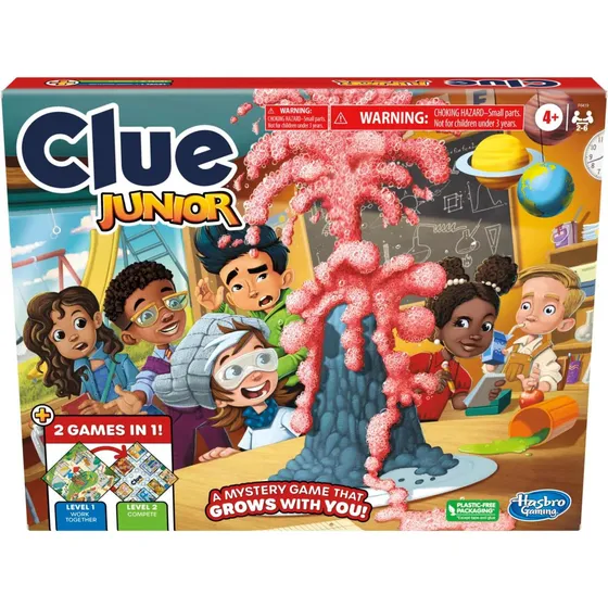 Hasbro Gaming Clue Junior Game,2-sided Gameboard,2 Games ...