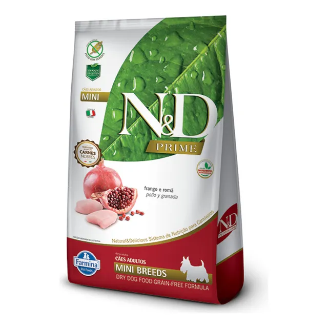 Alimento Nyd Prime Grain free perro adulto raza pequeña mini 2,5 Kg Farmina