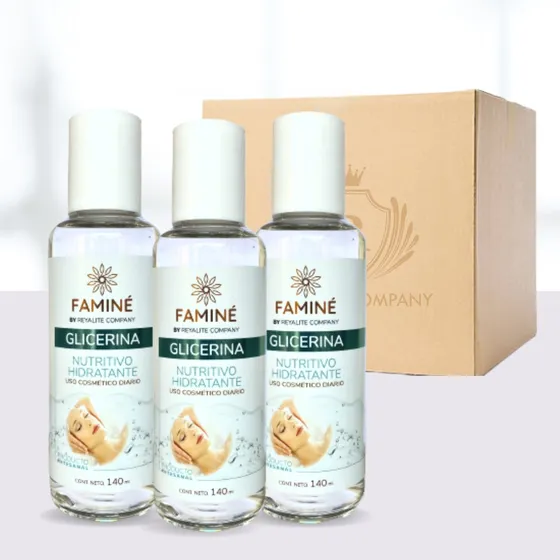 Glicerina Liquida Al Mayor Caja X 12 Unidades Faminé