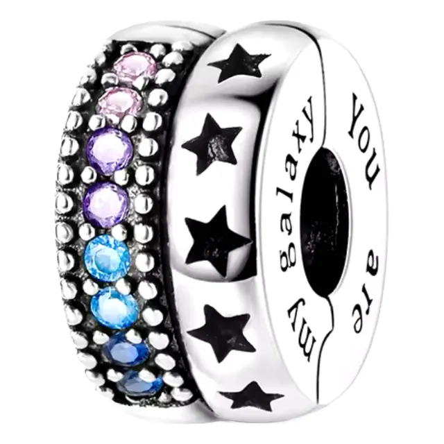 Charm Dije Clip Fijo Para Pulsera Pandora Gielgy Estrella 65