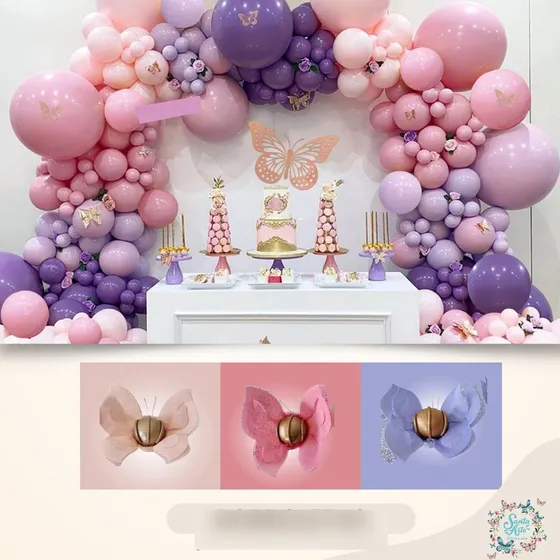24 Forminhas P/ Doces Finos Borboleta Rosa Jardim Encantado