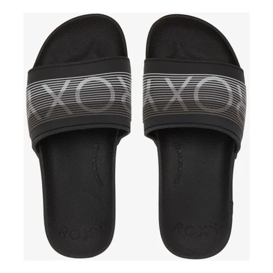 Sandalias Para Mujer Roxy Beach Slippy Lx Blk