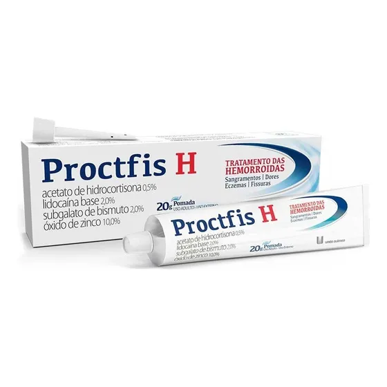 Pomada Proctfis H 20g Com Aplicadores - União Química