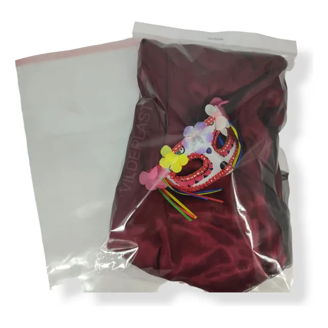 100 Bolsas Celofán Con Adhesivo Y Exhibidor Cenefa 30x45cm