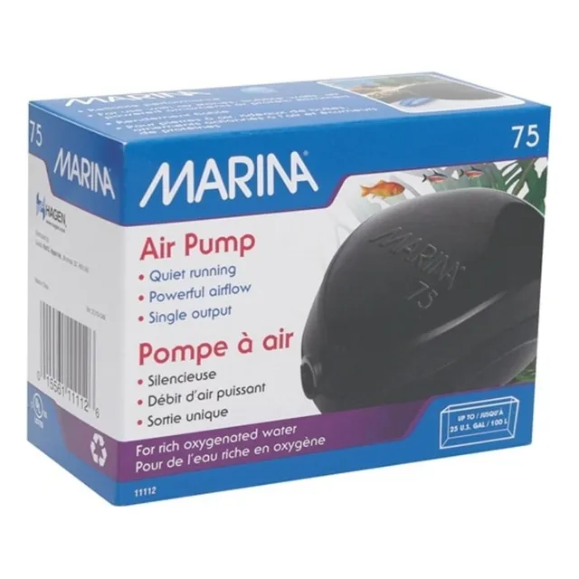 Marina 75 Bomba Motor De Oxigeno Aire Para Peceras Acuarios 