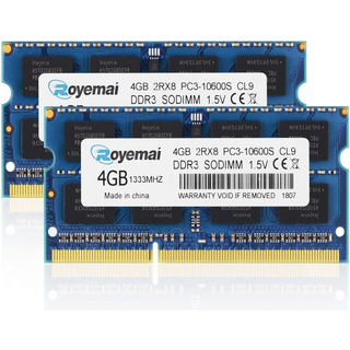 Módulo Ram 8gb (2x4gb) Ddr3 Sdram Pc3-10600 1333mhz Módulo Ram 8gb (2x4gb) Ddr3 Sdram Pc3-10600 1333mhz