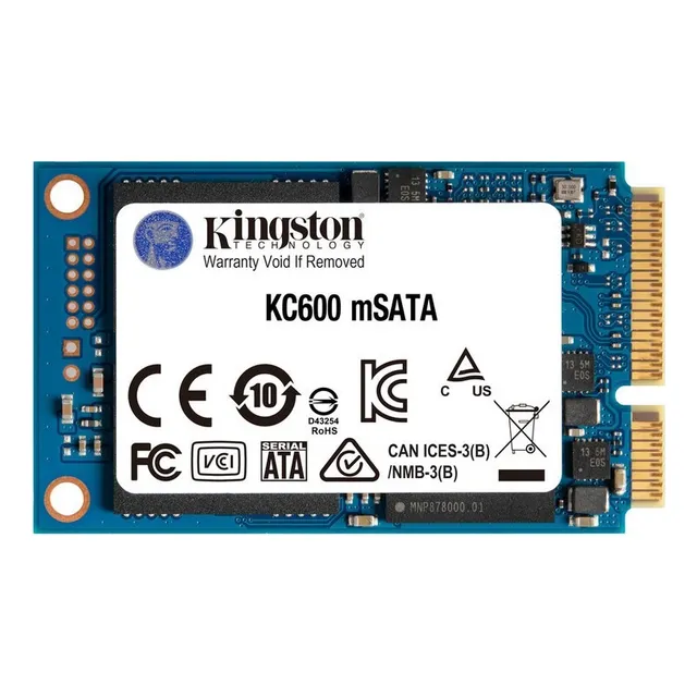 Disco Sólido Interno Kingston 256gb Azul Skc600ms/256g
