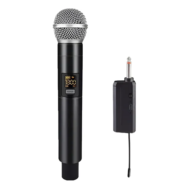 Micrófono Inalámbrico De Mano Uhf Ideal Conferencias Karaoke