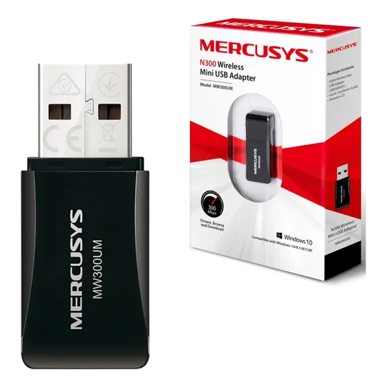 Adaptador Usb Wifi Mercusys N300
