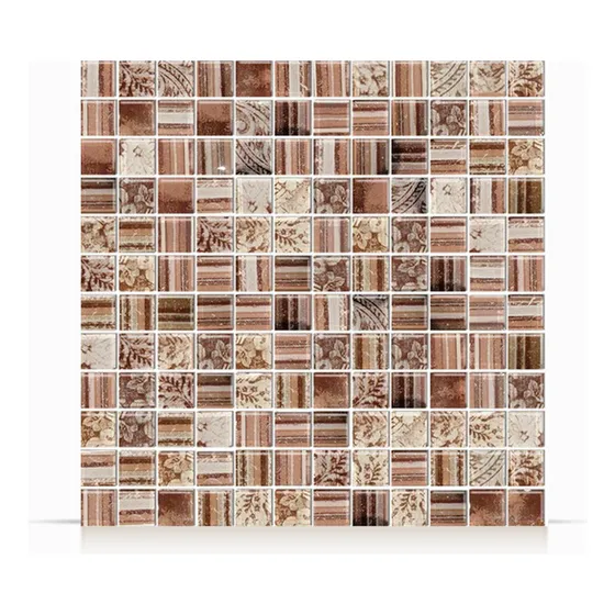 Mallas De Vidrio Piu Broc Beige 30x30 Cm 1era !